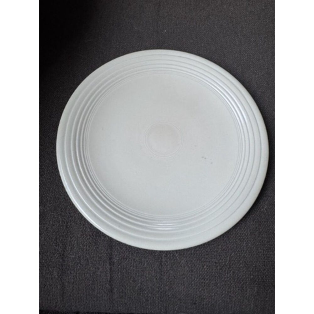 Homer Laughlin Fiesta Gray (Pearl) Chop Plate 12"